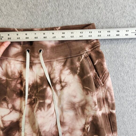 Lululemon Sweatpants Womens 4 Warm Down Jogger Earth Dye Clay Terry Lounge - Picture 11 of 15